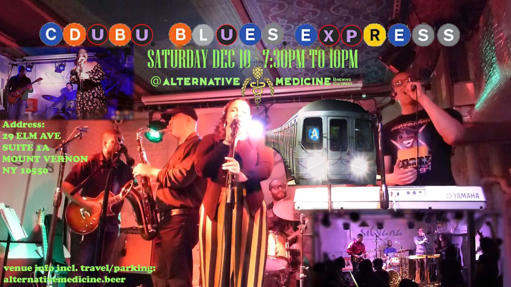 C.Dub.U Blues Express at AMBC Promo Flyer
